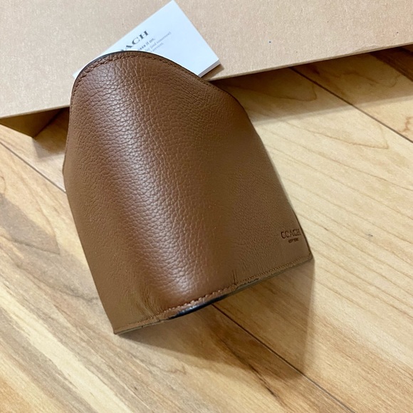 💯OUTSTOCK/NEW🆕Coach Men Bifold Wallet🆕saddle - Picture 4 of 7